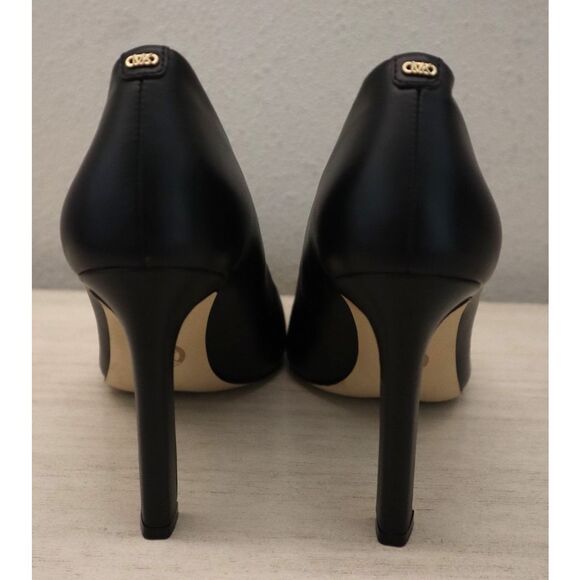 MICHAEL Michael Kors 40S4AMHP1L Women's Sz 8M Black Amara Leather Pumps - Picture 10 of 10